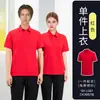 Camisas Polo Personalizadas de Manga Curta Transfronteiriças com Estampas e Logos para Publicidade e Uniformes de Trabalho