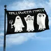 Especializado en Comercio Exterior, Banderas de Halloween, Banderas de Calabaza Espantapájaros Calavera, Banderas de Poliéster Pintadas con Spray por Ambos Lados, Personalizadas para Amazon