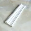 Borde Decorativo de Líneas para Pared de Fondo de TV Marco de Puerta de PVC Blanco Mate Europeo Borde de Cubierta de Ventana Tira de Cierre Estilo Chino