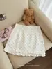 Saia Elegante para Mulheres, Design Outono 2025, Cor Sólida com Borda de Bolinhas, Emagrecedora, Versátil, Rejuvenescedora, Saia Bodycon