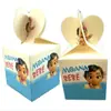 Decoraciones para Fiesta de Aventura Oceánica Moana Más Vendidas Transfronterizas Vasos de Papel Desechables, Platos, Servilletas, Cubiertos y Utensilios