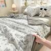2025 Nueva Colcha de Verano de Hilo Arrugado Colcha para Aire Acondicionado Dormitorio de Estudiantes Individual y Doble Colcha Fina Colcha Fresca de Verano Lavable a Máquina