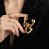Broches Masculinos, Personalizados, Modernos e Versáteis, Pins de Escorpião, Venda Quente Transfronteiriça para Roupas, Acessórios de Casaco, Corsage Atacado