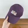 Gorra de Béisbol Bordada Estilo Japonés de Dibujos Animados Lindos para Mujer, Nueva Gorra Versátil de Pico de Pato Adelgazante para Hombre, Sombrero para el Sol Moderno
