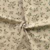 "Cravo Vintage" Primavera e Outono Algodão Diamante Xadrez Jacquard Tecido Amigável à Pele Tecido Clássico Floral Impresso