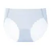Ropa Interior Sin Costuras para Mujer, Estilo Delgado de Verano, Tiro Bajo, Sexy, Seda de Hielo, Entrepierna de Algodón Puro, Antibacteriana, Transpirable, Invisible, Refrescante y Cómoda