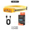 Faro delantero de larga duración, resistente al agua, luz potente, lámpara de iluminación LED para pesca, senderismo, faro de inducción inteligente, accesorios de iluminación para exteriores