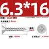 Tornillos Autorroscantes Avellanados Gb846 Acero Inoxidable 304 Cabeza Plana Phillips Tornillos para Madera Extendidos M2.9M3.5M4.2M5.5