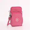 Bolsa diagonal para teléfono móvil al por mayor Nueva Bolsa pequeña para mujer Bolsa de tela para teléfono móvil bolsa vertical para cuello brazo muñeca monedero