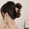 Pinza para el cabello pequeña sensación de alta gama para mujer 2025 nuevo clip de resorte para la parte posterior de la cabeza clip mediano de tiburón adorno para la cabeza pinza para el cabello