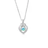 Collar inteligente con forma de corazón palpitante para mujer, cadena de clavícula ligera, joyería de lujo para celebridades de Internet, colgante de corazón en movimiento
