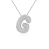 Collar Nuevo Estilo Europeo y Americano 2024 con Incrustaciones Collar de 26 Letras Burbuja Moda para Mujer Regalo de Cumpleaños Joyería