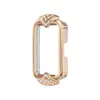 Adequado para Capa Protetora Huawei Band 10 com Recorte de Diamante Huawei Band 9/8 Capa de Relógio Meio Pacote com Diamante Único
