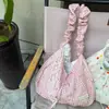 Nuevo producto de verano: serie de moños de cuadros estilo dulce de encaje bolsa tote simple versátil estilo coreano para mujer