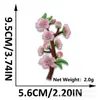 Adesivos de Tecido Bordados Flores de Ameixeira Estilo Nacional Adesivos Patch Decorativos para Bolsa Cheongsam Aplique Sem Costura Raio Amostra Flor Adesivos de Tecido Bordados