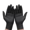 Guantes de Nitrilo Desechables Transfronterizos Negros Nitrilo Compuesto Inglés Guantes de Nitrilo Hityin temu Daifa