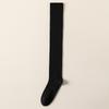 Calcetines Hasta la Rodilla Otoño e Invierno Calcetines de Compresión Adelgazantes Calcetines Japoneses JK Color Sólido Calcetines de Algodón Versátiles Doble Costura Calcetines Largos para Muslo para Mujer