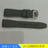 Adecuado para West Tiecheng Seiko Rolex Interfaz de Cabeza Curva Correa Deportiva de Moda 20 // 22mm Correa de Silicona
