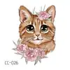 Adesivos de Tatuagem Infantis Animais Pequenos Pet Desenho Animado Meninos e Meninas Fofos à Prova d'Água Temporários para Rosto Estoque Pronto Transfronteiriço