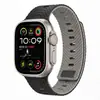 Adequado para pulseira de relógio de silicone Apple iWatch com padrão de onda magnética, fecho respirável, feito sob medida na fábrica S12