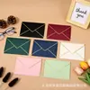 Sobres de Lujo de Colores con Estampado Dorado, Papel de Carta Personalizado, Tarjetas de Felicitación, Impresión en Relieve, Logotipo, Postales, Juegos de Invitación