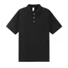 Camisa Polo Ropa de Trabajo Camiseta con Logo Impreso de Manga Corta DIY Algodón Puro Ropa de Trabajo Hecho a Medida Retro Japonés Marca de Moda