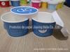 Personalizado comércio exterior sorvete copo de papel de dupla camada tampa de papel design livre 8oz exportação sorvete copo de papel tampa de papel