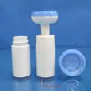 Spot del Fabricante 100ML120ML Botella de Espuma Limpiadora Facial de Presión Botella de Gel de Ducha Desinfectante de Manos con Forma de Flor