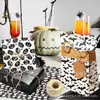 Papel de Seda Halloween Blanco y Negro 17g Papel de Regalo Dulces a Prueba de Humedad Papel de Envoltura Decoración Fantasma Papel de Seda
