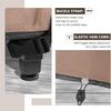 Funda para Muebles de Patio Amazon Funda Cuadrada para Mesa y Sillas a Prueba de Polvo e Hidrófuga Funda Universal para Muebles de Exterior