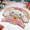 Alfombra de suelo absorbente antideslizante para baño de estilo caricatura, alfombra decorativa de imitación cachemira para sala de estar, alfombra resistente a la suciedad para entrada