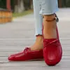 Comércio Exterior Transfronteiriço Outono 2026 Novos Mocassins Casuais Planos para Mulheres com Laço, Mocassins de Solado Macio