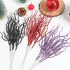 Ramas Secas y Ramitas de Sauce con Purpurina Dorada Navideña Decoraciones Navideñas Árbol de Navidad Hecho a Mano Bricolaje Decoraciones Festivas para Bodas