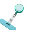 Porta Credencial Transparente Clip-On Youhe 6706 Personalizado con Cordón Retráctil, Porta Credencial de Estudiante con Cuerda Retráctil Anti-Pérdida