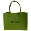 Bolsa de fieltro Color sólido Bolso de mano Bolsa para documentos Bolsa de regalo multifuncional Capacidad súper grande Protección ambiental Gama alta Logo imprimible