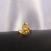 Anillo de pavo real plateado tridimensional retro simple para mujer en vivo hacer joyería antigua gancho lana con hilo fabricantes de artefactos al por mayor