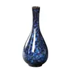 Vaso de Cerámica Moderno Sencillo con Esmalte de Horno Adornos Decorativos para Flores Secas Creativo para el Hogar Alojamiento Rural Sala de Estar Arreglo Floral Jarrón Pequeño