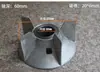Hélice de Ventilador de Alumínio para Motor Y-90 100 112 132 160 Motor Elétrico Liga de Alumínio Hélice de Ventilador de Resfriamento Resistente a Altas Temperaturas Espessada