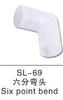 Conector Reductor de Tubería para Líneas de Agua de Acuacultura, Plástico PVC Grande a Pequeño Tapón de 1/2 Pulgada a 3/4 Pulgada, Codo en T, Codo, Conector Recto