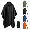 Capa de chuva capa de comércio exterior 3 em 1, mochila multifuncional, poncho capa tática de camuflagem de poliéster para montanhismo transfronteiriça