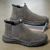 Zapatos de Hombre Otoño Botas de Caña Alta Antideslizantes Resistentes al Desgaste para Obra Deportivas Casuales Zapatos de Trabajo Zapatos de Protección Laboral para Hombre