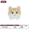 Parches de Tela Bordados con Cuentas de Animales de Dibujos Animados Listos para Usar, Parches Bordados de Cachorros, Accesorios para Ropa y Equipaje, Marcas y Logos Decorativos