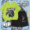 Nuevo Conjunto de Ropa de Verano para Niños y Niñas: Conjunto de dos piezas: Camiseta de manga corta y shorts holgados