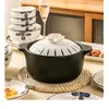 Cerâmica de Jingdezhen Louça de Mesa Cor Sob Esmalte Tigelas e Pratos Louça de Mesa Cerâmica Japonesa Tigelas Tigelas de Arroz Tigelas de Macarrão Tigelas de Sopa Hashis Tigelas de Arroz