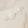 Faixas de Cabeça de Renda Estilo Novo Europeu e Americano para Bebês, Acessórios de Cabelo Fofos Vazados para Crianças, Faixas de Cabelo com Laço Feitas à Mão para Bebês