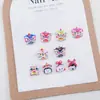 Brincos de Dança do Leão Acessórios para Nail Art DIY Desenho Animado Estilo Chinês Dança do Leão Unhas Postiças Acessórios de Resina DIY Feito à Mão