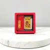 Conjunto de Adesivos Dourados para Celular, Ouro Puro 999, Série Ano Novo do Cavalo, Adesivos Cartoon com Verso Adesivo, Brindes Corporativos Atacado