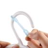Cabide de Silicone com Presilha à Prova de Vento, Varal de Roupas Colorido com Presilha Antiderrapante, Varal de Roupas para Exterior com Presilha de Fixação Multifuncional Anti-Queda