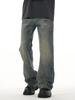 Pantalones de Hombre Wei La Lavados Viejos Primavera Azul Claro Jeans de Hombre Rectos Sueltos Punto de Fábrica Generación