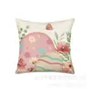 Decoración del Hogar Transfronteriza Funda de Almohada Conejo de Pascua Nórdico Cubierta para Cabecera de Sofá Funda de Almohada de Lino Venta al por Mayor Personalización